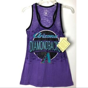 Genuine Merchandise purple/black Tank top Sz XS